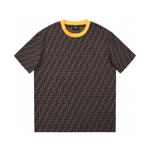ÁO FENDI ROMA FF T SHIRT BROWN