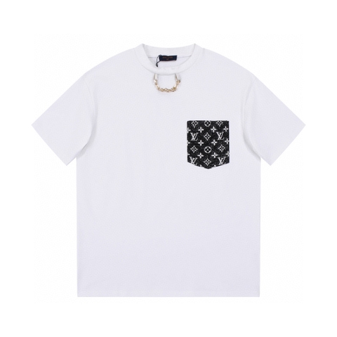 ÁO LOUIS VUITTON print cotton jersey T-shirt