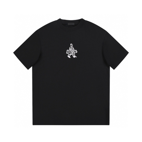 ÁO PRADA print cotton jersey T-shirt