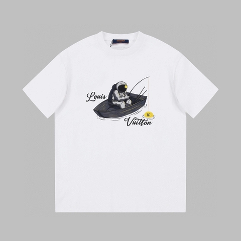 ÁO LOUIS VUITTON print cotton jersey T-shirt