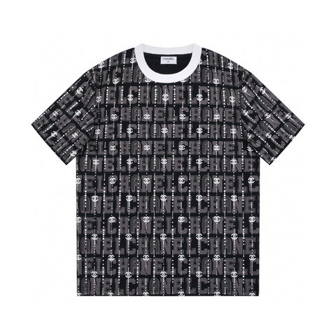 ÁO CHANEL LOGO T SHIRT BLACK
