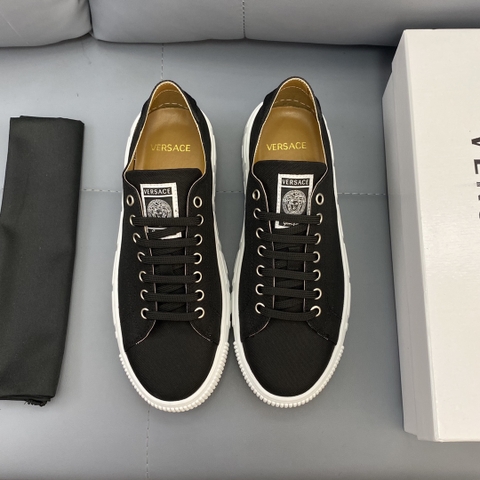 GIÀY VERSACE GRECA SNEAKERS LOW TOP CANVAS