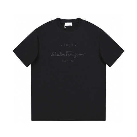 ÁO SALVATORE FERRAGAMO T SHIRT BLACK