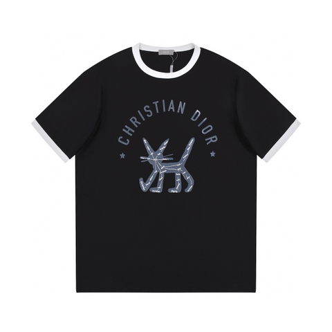 ÁO CHRISTIAN DIOR print cotton jersey T-shirt