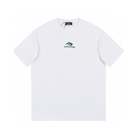 ÁO BALENCIAGA print cotton jersey T-shirt