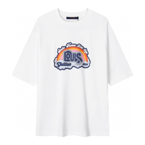 ÁO LOUIS VUITTON print cotton jersey T-shirt