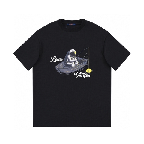 ÁO LOUIS VUITTON print cotton jersey T-shirt