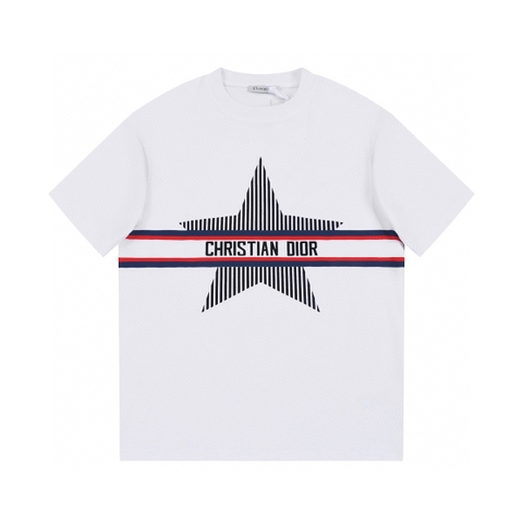 ÁO CHRISTIAN DIOR print cotton jersey T-shirt