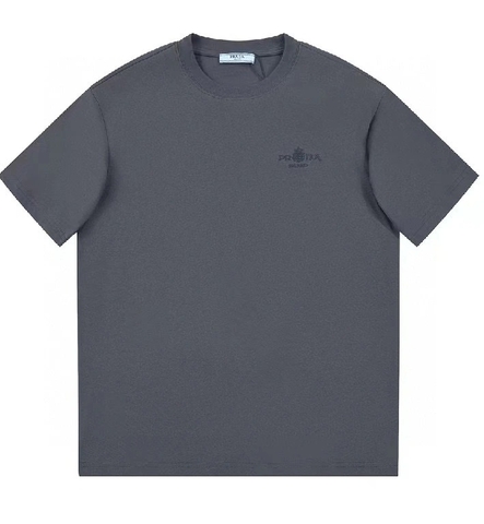 ÁO PRADA print cotton jersey T-shirt