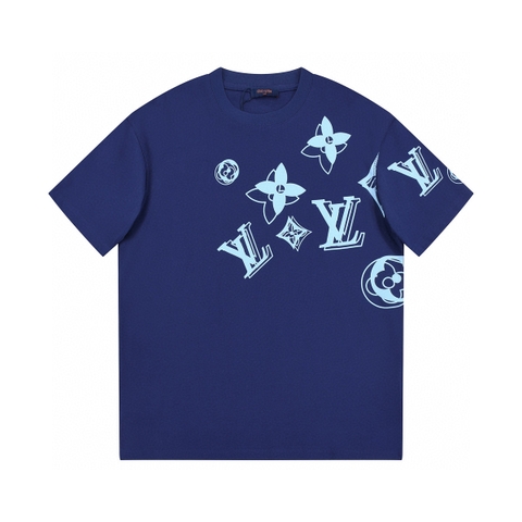 ÁO LOUIS VUITTON print cotton jersey T-shirt