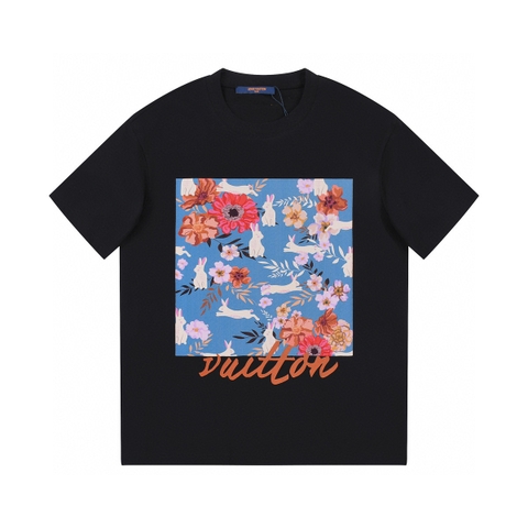 ÁO LOUIS VUITTON print cotton jersey T-shirt
