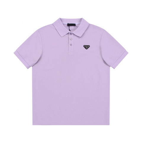 ÁO PRADA print cotton jersey T-shirt