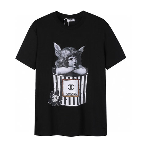 ÁO CHANEL T SHIRT BLACK