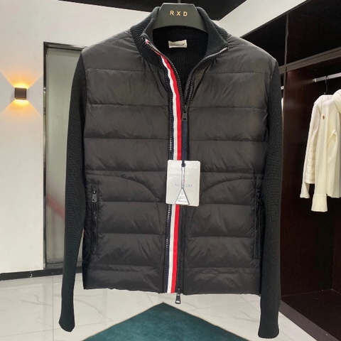 ÁO MONCLER WINTER LINEN BLACK JACKET