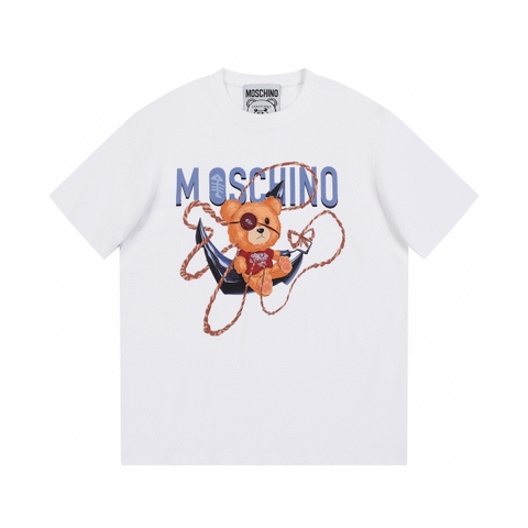 ÁO MOSCHINO print cotton jersey T-shirt