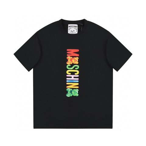 ÁO MOSCHINO print cotton jersey T-shirt
