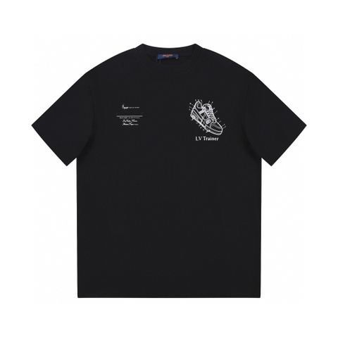 ÁO LOUIS VUITTON print cotton jersey T-shirt