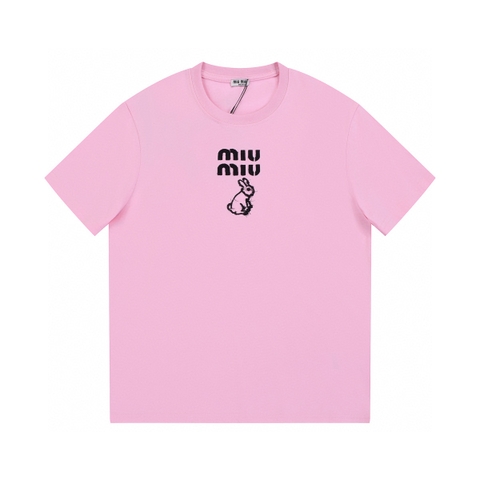 ÁO MIU MIU T SHIRT PINK