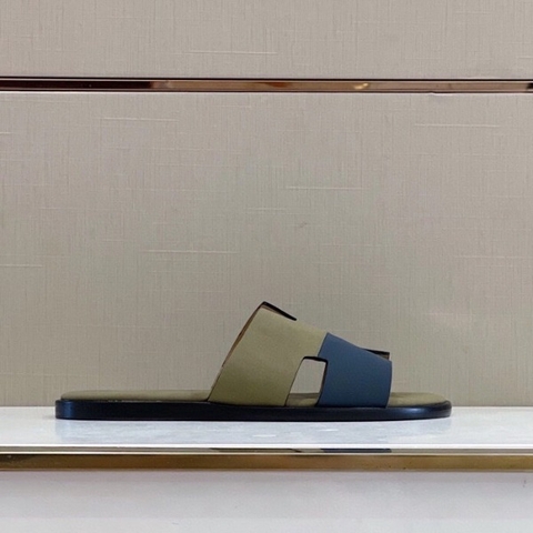 DÉP HERMES IZMIR TAN BLUE SANDAL AAA