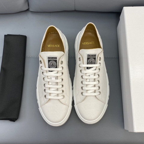 GIÀY VERSACE GRECA SNEAKERS LOW TOP CANVAS