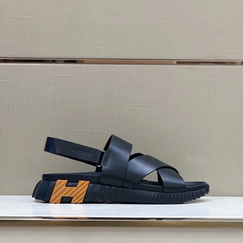 DÉP HERMES Electric sandal Matte Black