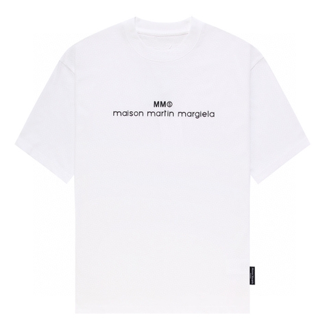 ÁO Maison Margiela print cotton jersey T-shirt