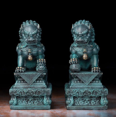 Cặp Vương Phủ Sư trấn yểm