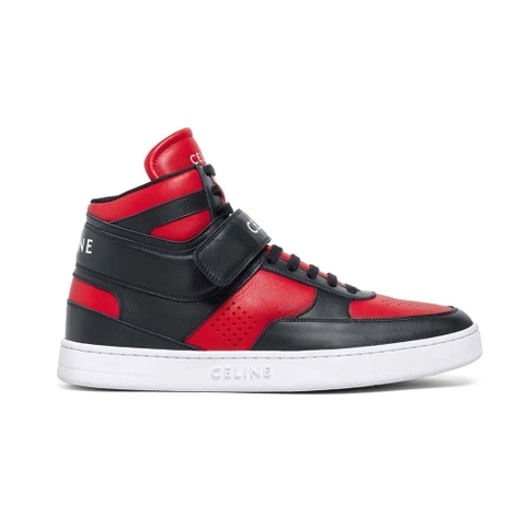 GIÀY CELINE High Sneaker with Scratch in Calfskin-Black