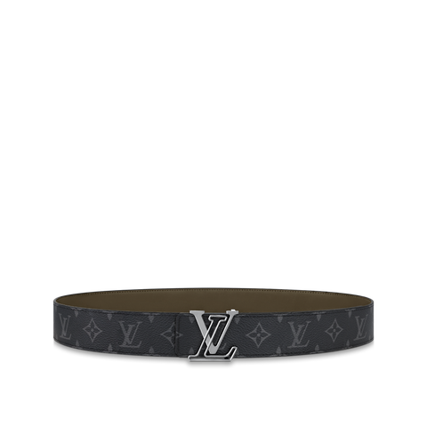 DÂY LƯNG LOUIS VUITTON LV INITIALS 40MM REVERSIBLE BLACK 2023