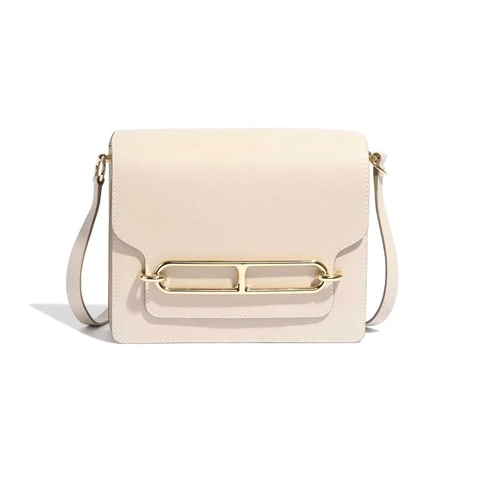 TÚI Hermès Roulis 23 Evercolor Beton Gold Buckle khóa vàng