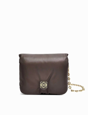 TÚI LOEWE Puffer Goya logo-embellished leather shoulder bag