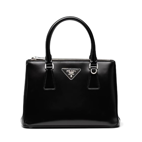 TÚI Prada Women Galleria Brushed Leather Small Bag-Black