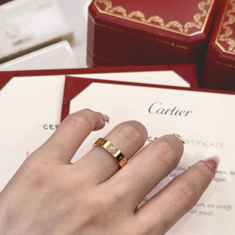 NHẪN CARTIER LOVE RING SOLITARIE DIOAMOND