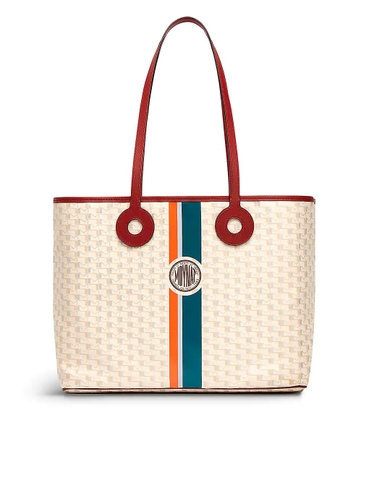 TÚI MOYNAT Ruban Duo monogram-print canvas tote bag