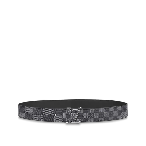 DÂY LƯNG LOUIS VUITTON LV INITIALES 40MM REVERSIBLE BLACK 2023