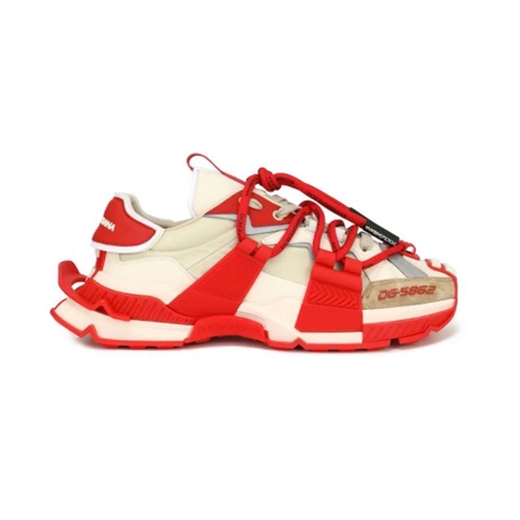 GIÀY DOLCE & GABBANA Men Mixed-Material Space Sneakers-Red
