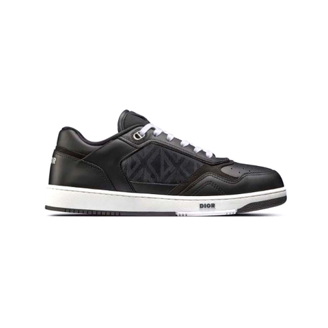 GIÀY DIOR B27 Low-Top Sneaker Black Smooth Calfskin and CD Diamond Canvas