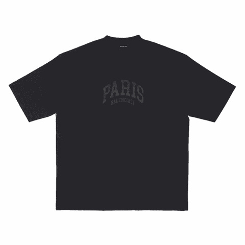 ÁO BALENCIAGA T SHIRT MÀU ĐEN UNISEX