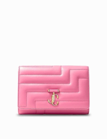 VÍ JIMMY CHOO Varenne Avenue quilted clutch bag