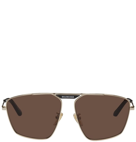 Kính Balenciaga Tag 2.0 Navigator 'Gold'