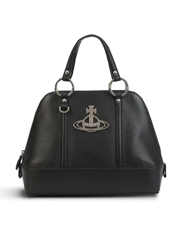 TÚI VIVIENNE WESTWOOD Jordan logo-plaque leather handbag