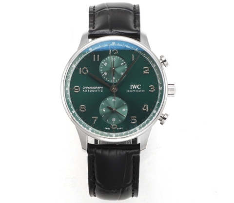 ĐỒNG HỒ IWC Portugieser Chronograph Green Dial Dây Da
