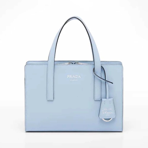TÚI Prada Women Re-Edition 1995 Brushed-Leather Mini Handbag-Blue