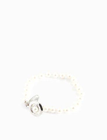 VÒNG TAY VIVIENNE WESTWOOD JEWELLERY Simonetta name-tag pearl bracelet