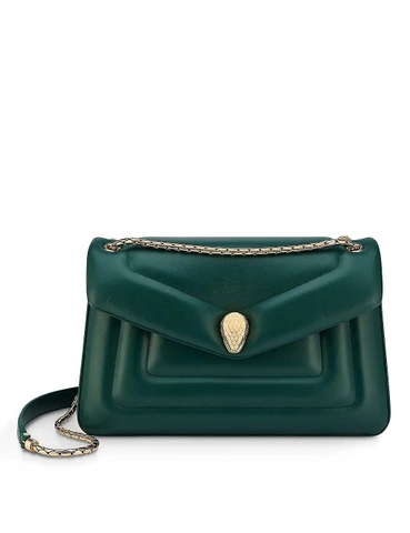 TÚI BVLGARI Serpenti Reverse leather cross-body bag