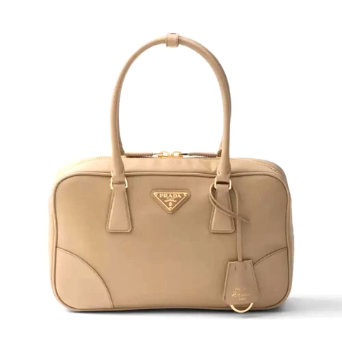 TÚI PRADA Women Re-Edition 1978 Medium Re-Nylon and Saffiano Leather Two-handle Bag-Sandy