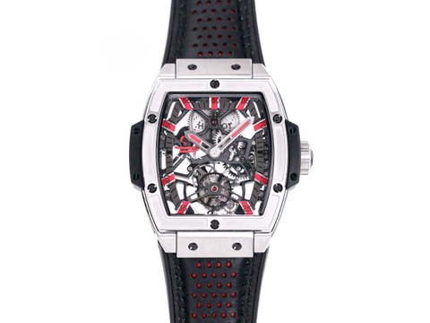 ĐỒNG HỒ HUBLOT MASTERPIECE Series Tonneau Tourbillon Ruby Silver