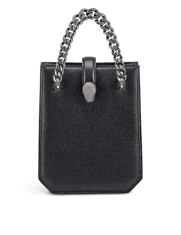 TÚI BVLGARI Serpenti Forever leather tote bag