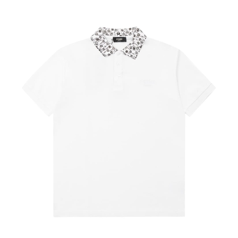 ÁO FENDI POLO SHIRT MÀU TRẮNG UNISEX