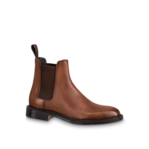 GIÀY LOUIS VUITTON VENDOME FLEX CHELSEA BOOT COGNAC